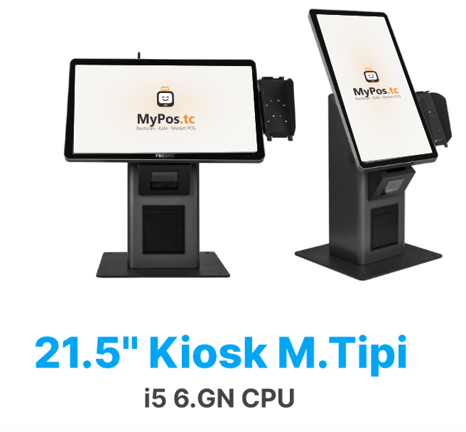 Possafe 21.5" Kiosk M Tipi Masaüstü (i5 6.GN) ekranında MyPos.tc
