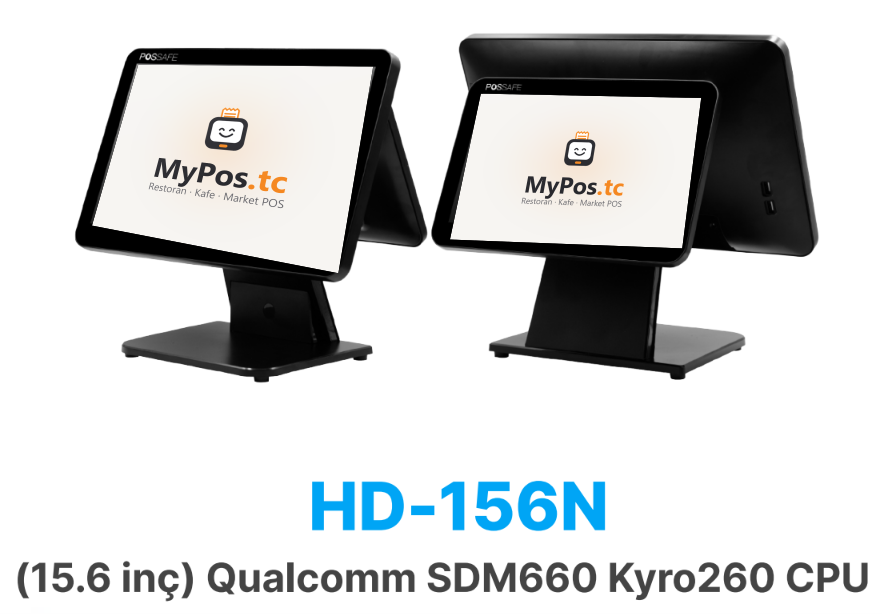 Possafe HD-156N Android POS PC 15.6" (Android 9) ekranında MyPos.tc