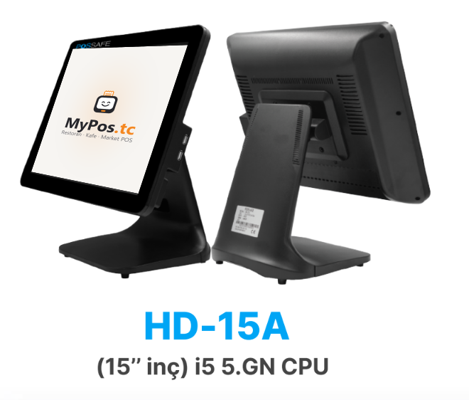 Possafe HD-15A Dokunmatik POS PC 15" (i5 5.GN) ekranında MyPos.tc