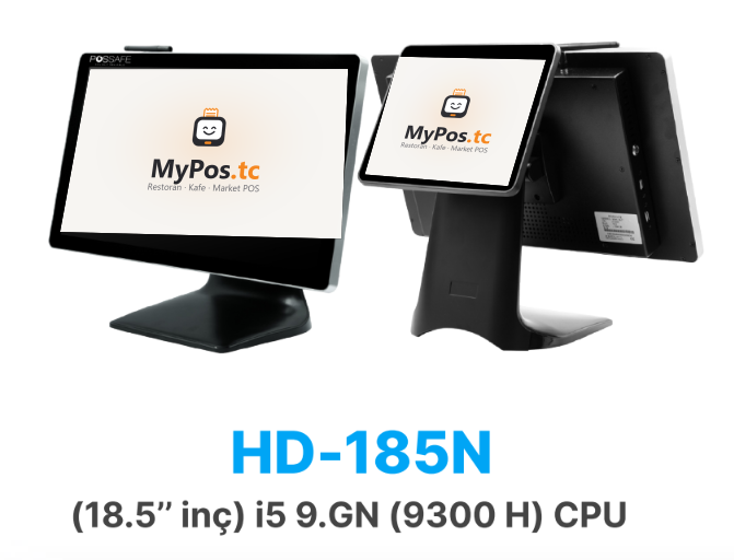 Possafe HD-185N Dokunmatik POS PC 18.5" (i5 9.GN) ekranında MyPos.tc