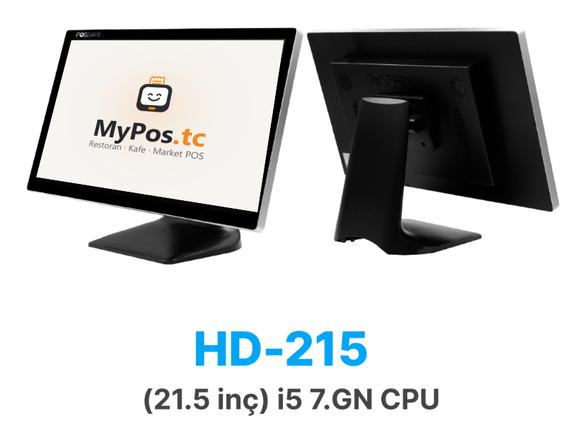 Possafe HD-215 Dokunmatik POS PC 21.5" (i5 7.GN) ekranında MyPos.tc