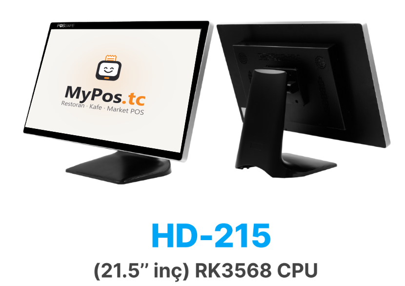 Possafe HD-215 Android POS PC 21.5" (Android 11) ekranında MyPos.tc
