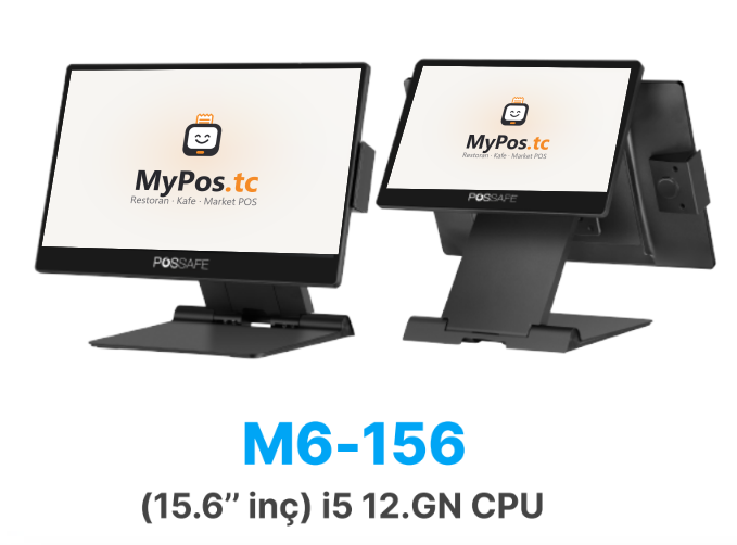 Possafe M6-156 Fanless POS PC 15.6" (i5 12.GN) ekranında MyPos.tc