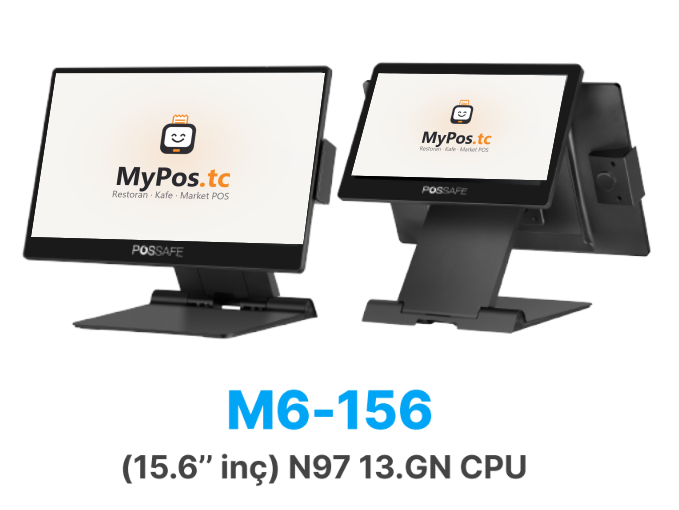 Possafe M6-156 Fanless POS PC 15.6" (N97) ekranında MyPos.tc